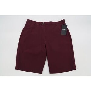 7‎ For All Mankind Men's Burgundy Ace Chino Twill Shorts Size 30 New